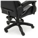 modul Studio Chair and Footstool, Black and Grey