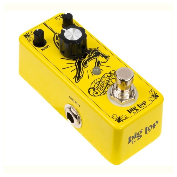 Big Top Trapeze Mini Delay Pedal, Left Angle