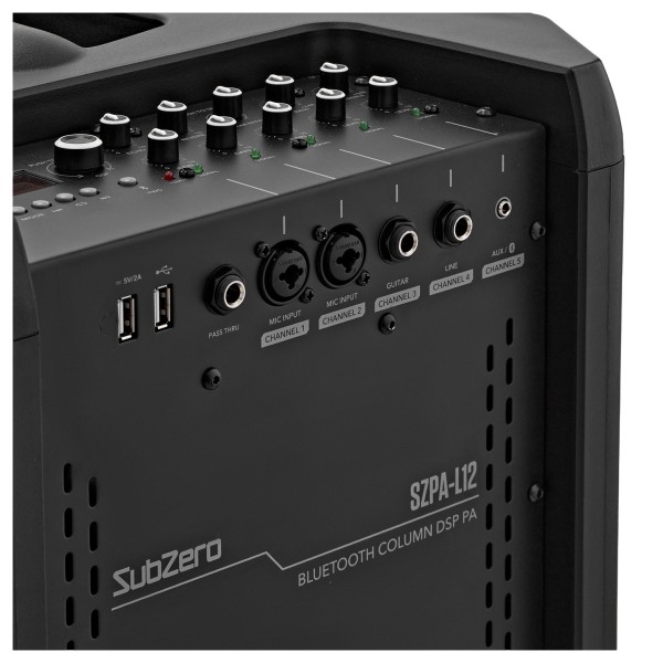 SubZero L12 Bluetooth Column DSP PA System