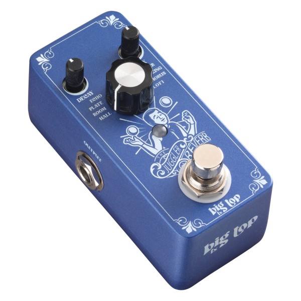 Big Top Juggler Reverb Pedal, Angle