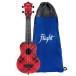 Flight TUS40 Ultra Travel Ukulele, Plaid - ukulele and bag