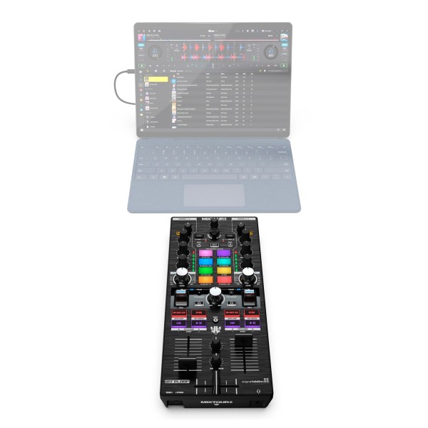 Reloop Mixtour Pro All-in-One DJ Controller for Algoriddim DJay Pro - Laptop (Laptop Not Included)