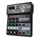 Trumix 4-Channel Bluetooth USB Mixer - Angled