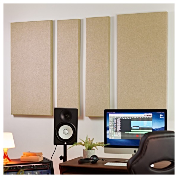 Imperative Acoustics StudioPANEL Acoustic Panel 1200 x 300 x 25mm Beige, 2 Pack
