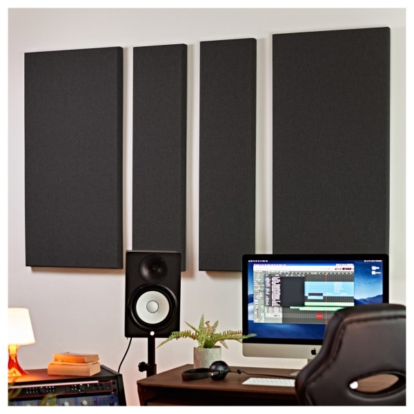 Imperative Acoustics StudioPANEL Acoustic Panel 1200 x 300 x 25mm Black, 2 Pack