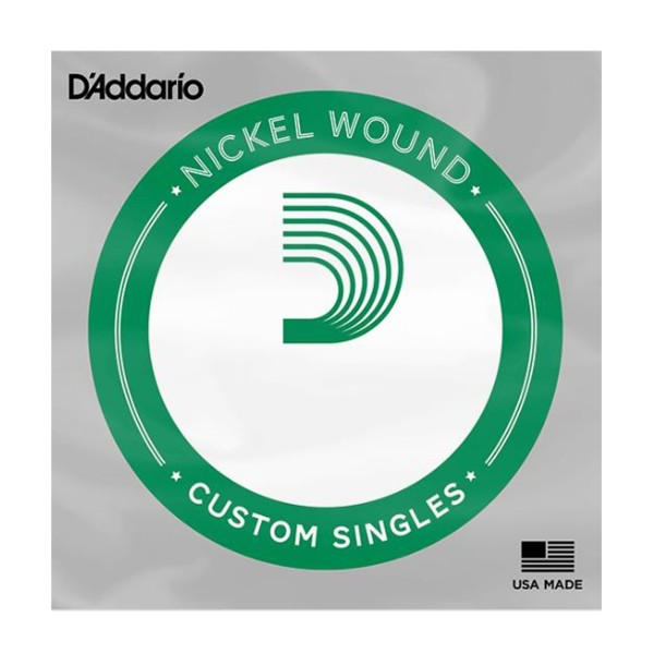 D'Addario NW074 Nickel Wound Electric Guitar Single String, .074