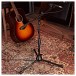 Trojan Pro Short Mic Stand with Telescopic Boom