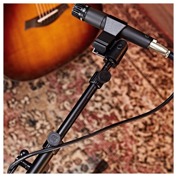 Trojan Pro Short Mic Stand with Telescopic Boom
