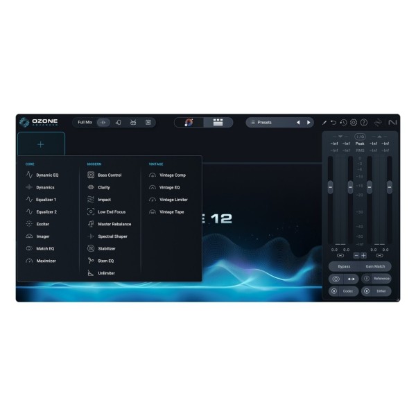 iZotope Ozone 12 Advanced: Update from any previous version of Ozone Advanced