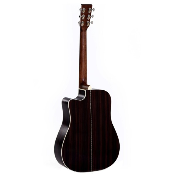 Sigma DTC-28HE+ Electro Acoustic Back View