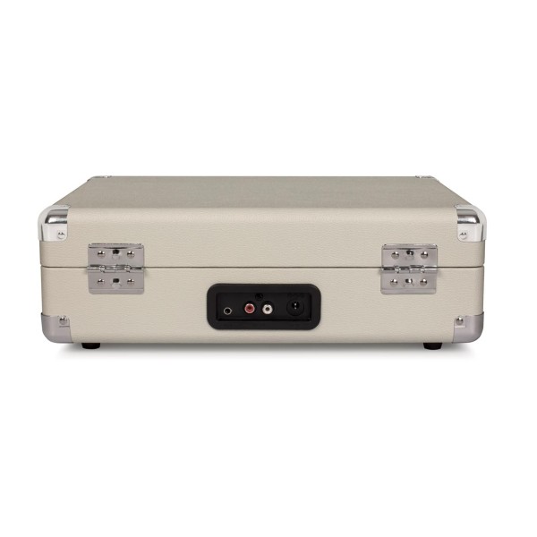 Crosley Cruiser Deluxe Bluetooth Turntable, White Sand - Rear