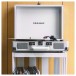 Crosley Cruiser Deluxe Portable Turntable with Bluetooth Out, White Sand - Lifestyle