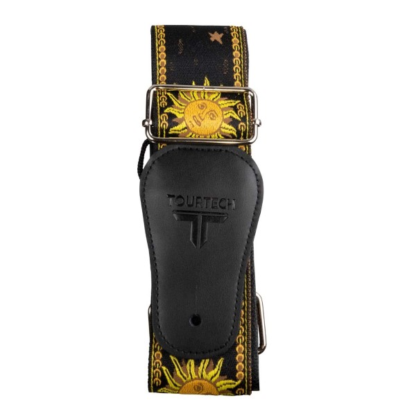 Tourtech Guitar Strap Sun Black Jacquard