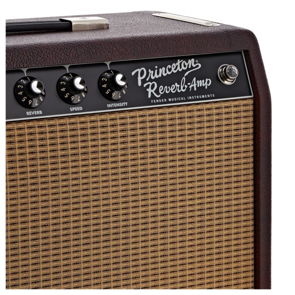 Fender FSR Tone Master Princeton Reverb with Jensen C10R Speaker, Wine - power light