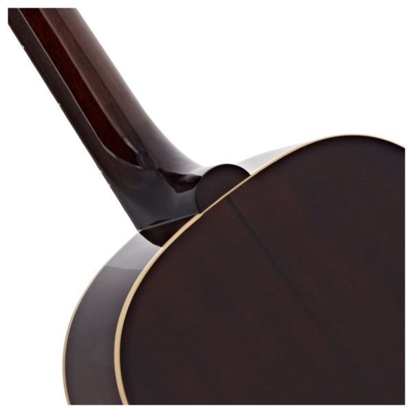 Epiphone 1942 Banner J-45 Reissue Left Handed, Vintage Sunburst - neck joint