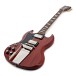 Epiphone 1964 SG Standard Maestro Vibrola Reissue Left Handed, Cherry Red - angle shot