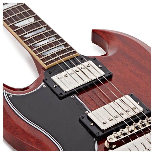 Epiphone 1964 SG Standard Maestro Vibrola Reissue Left Handed, Cherry Red - pickups
