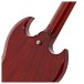 Epiphone 1964 SG Standard Maestro Vibrola Reissue Left Handed, Cherry Red - neck joint
