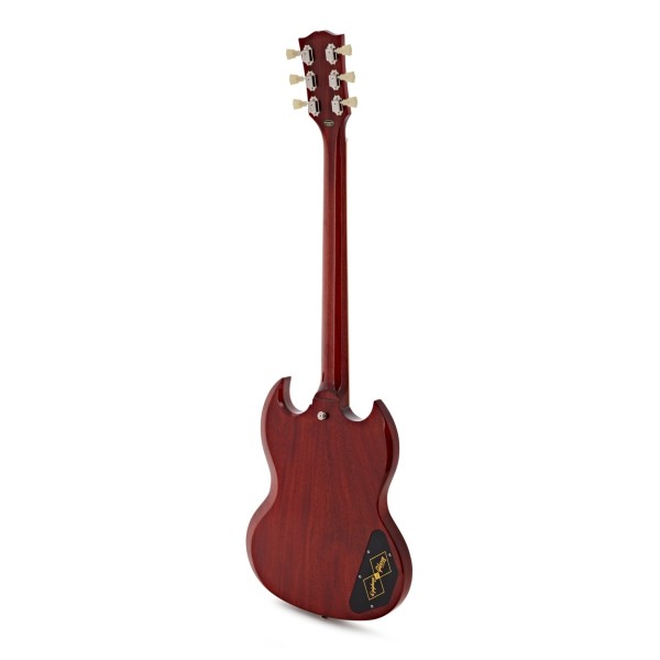 Epiphone 1964 SG Standard Maestro Vibrola Reissue Left Handed, Cherry Red - back
