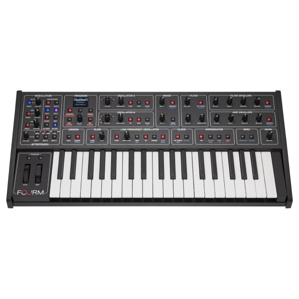 Sequential Fourm Analog Synthesizer - Front
