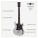 Brooklyn Electric Guitar by Gear4music, White