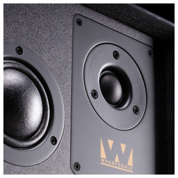 Wharfedale Super Denton Speakers with Audiolab 6000A MKII Integrated Amplifier, Black - tweeter 
