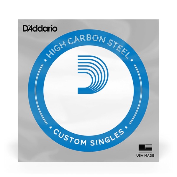 D'Addario Single Plain Steel 014
