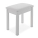 VISION Piano Stool with Storage by Gear4music, White