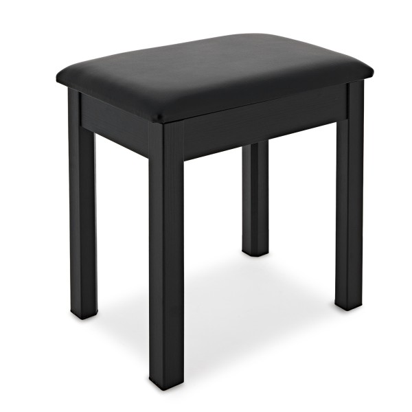 VISION Piano Stool with Storage by Gear4music, Black