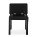 VISION Piano Stool with Storage by Gear4music, Black