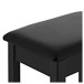 VISION Piano Stool with Storage by Gear4music, Black
