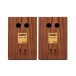 Wharfedale Super Denton Bookshelf Speaker, Walnut - rear 