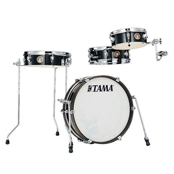 Tama Club-JAM Pancake 18" 4pc Shell Pack, Hairline Black