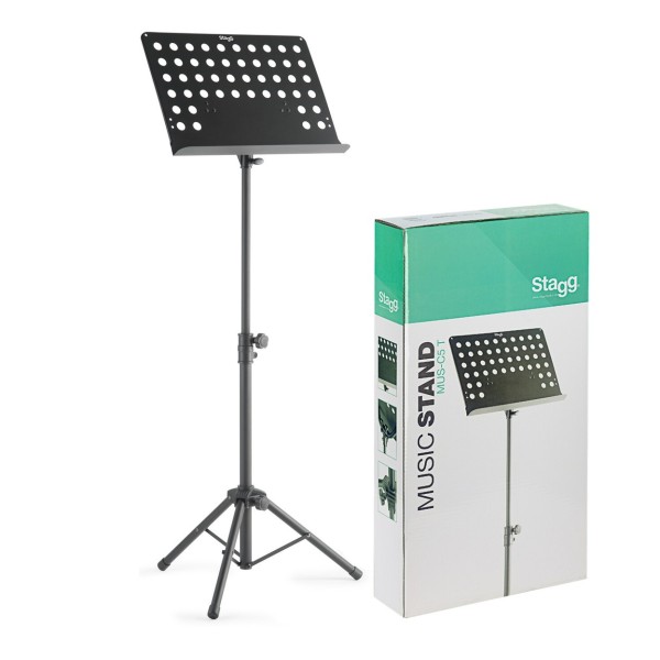 Stagg MUS-C5 T Orchestral Music Stand, Black