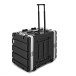 Trojan Pro 8U ABS Wheeled Rack Case
