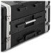 Trojan Pro 8U ABS Wheeled Rack Case