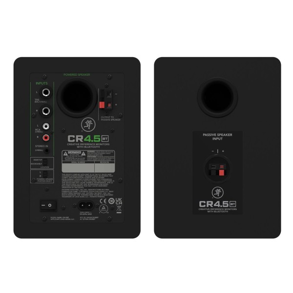 Mackie CR4.5BT Studio Monitors Rear
