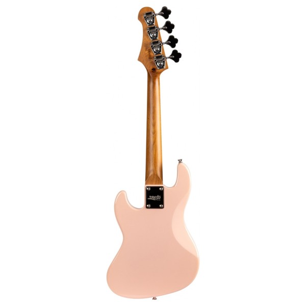 JET JB Travel Bass Guitar, Pink - back