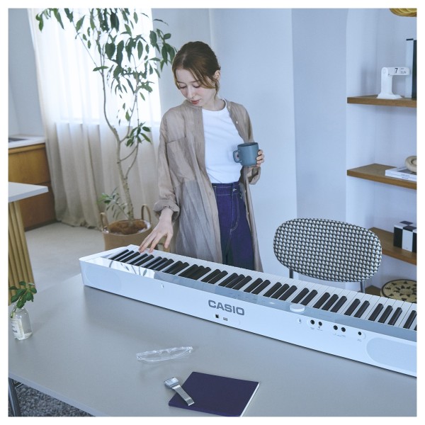 Casio PX S1100 Digital Piano, Calm Blue - Coffee