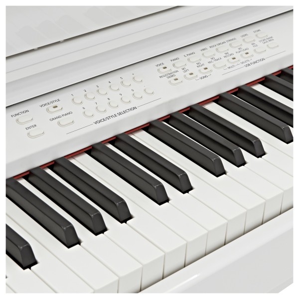 GDP-200 Digital Grand Piano by Gear4music, Gloss White