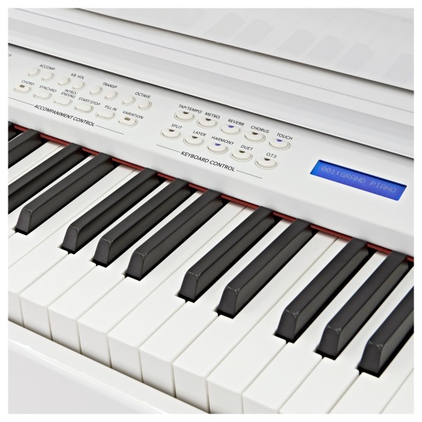 GDP-200 Digital Grand Piano by Gear4music, Gloss White