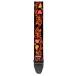 Dunlop Strap - Hendrix Blacklight Monterey Orange - end