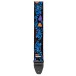 Dunlop Strap - Hendrix Blacklight Monterey Blue - end
