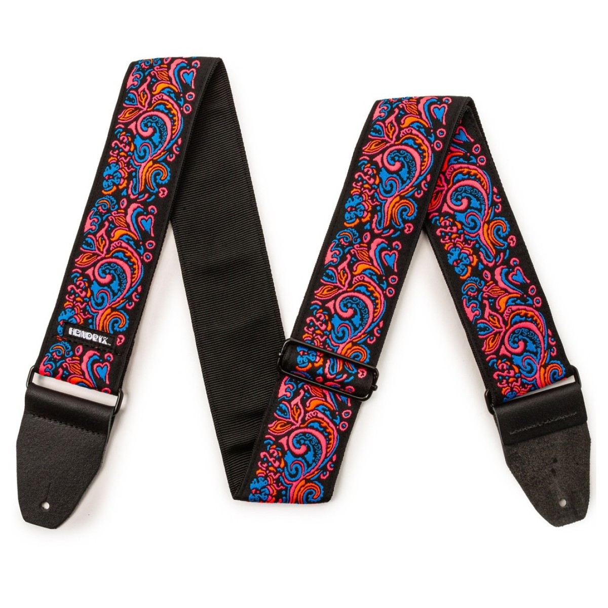 Click to view product details and reviews for Dunlop Strap Jh28 Hendrix Blacklight Love Drops Pink.