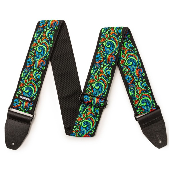 Dunlop Strap - Hendrix Blacklight Love Drops Blue