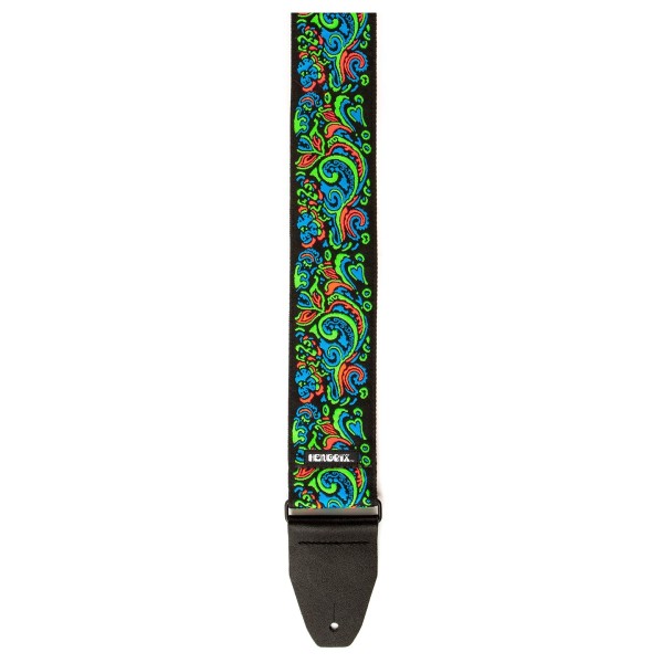 Dunlop Strap - Hendrix Blacklight Love Drops Blue - end