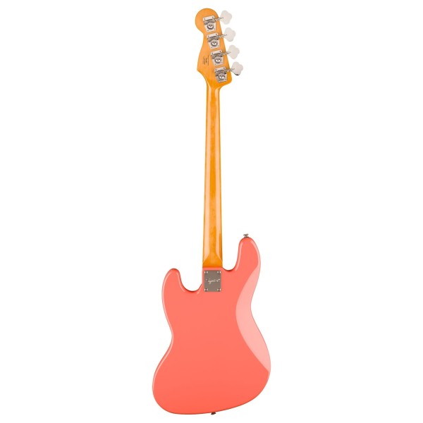 Squier Classic Vibe '60s Jazz Bass LRL, Tahitian Coral - back 