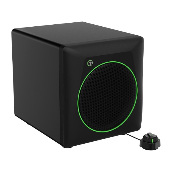 Mackie CR8SBT Subwoofer Angle With Controller