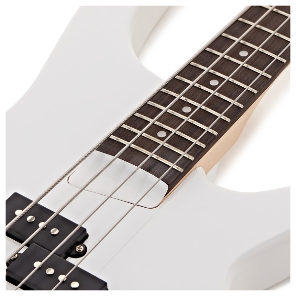 3/4 Chicago Bass Guitar by Gear4music, White