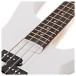 3/4 Chicago Bass Guitar by Gear4music, White